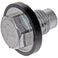 Dorman 090-098CD Steel Engine Oil Drain Plug with Gasket, M14-1.50, Head Size 17mm Front_Angled_Left