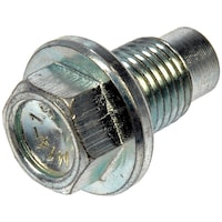 Dorman Steel Engine Oil Drain Plug with Gasket, M14-1.50, Head Size 13mm -FD Front_Angled_Left