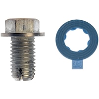 Dorman 090-081CD Steel Oversized Engine Oil Drain Plug with Gasket, M12-1.75 SO, Head Size 15mm Composite_or_Mixed