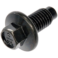 Dorman 090-935CD Steel Engine Oil Drain Plug with Gasket, M12-1.75, Head Size 13mm Front_Angled_Left