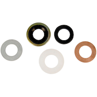 Dorman 090-843CD Nylon Universal Gasket, M12, 5-pk Overhead_Flat