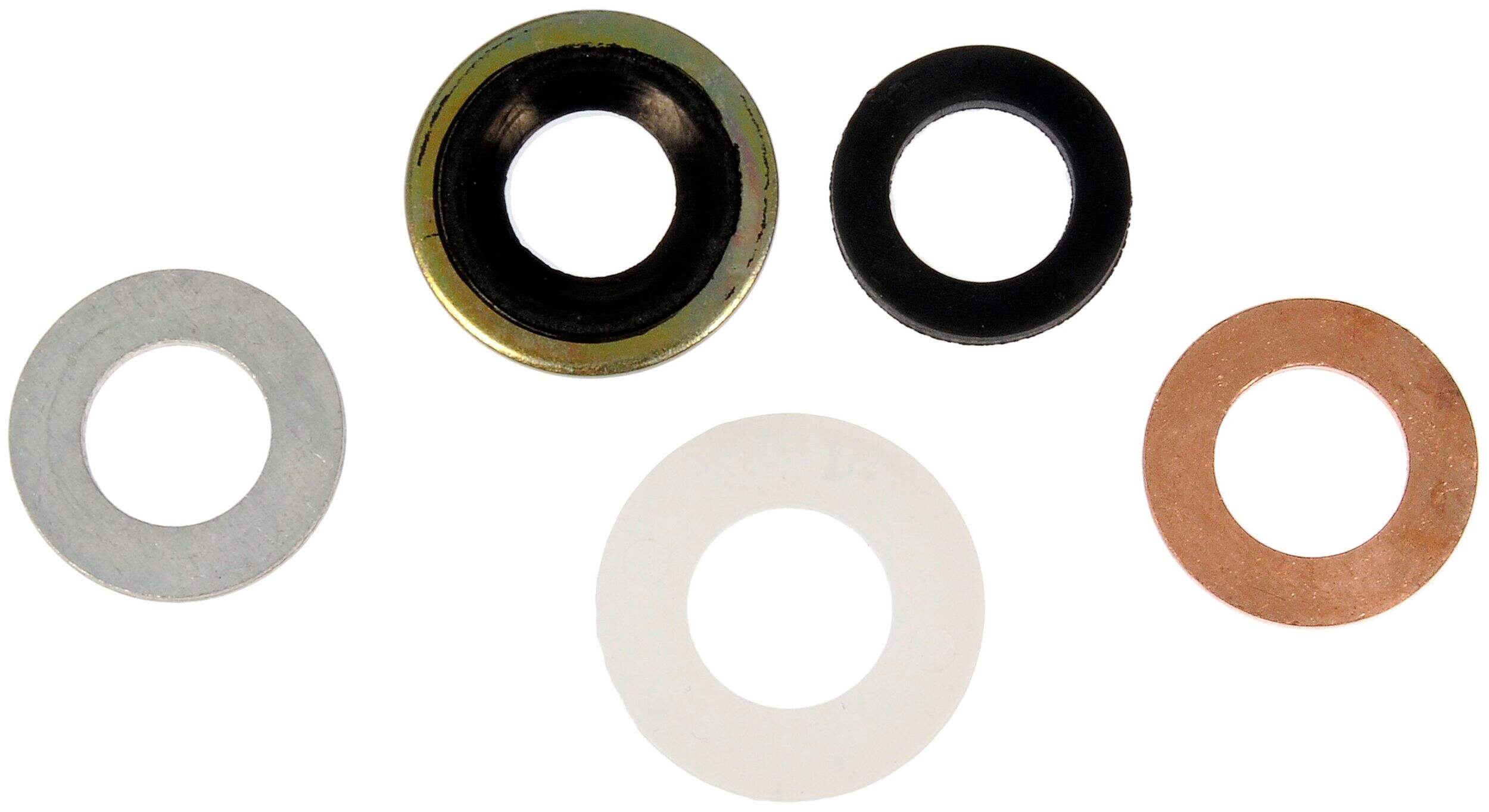 Dorman 090-843CD Nylon Universal Gasket, M12, 5-pk Overhead_Flat
