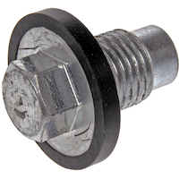 Dorman 090-172CD Steel Engine Oil Drain Plug with Gasket, M14-1.50, Head Size 13mm Front_Angled_Left