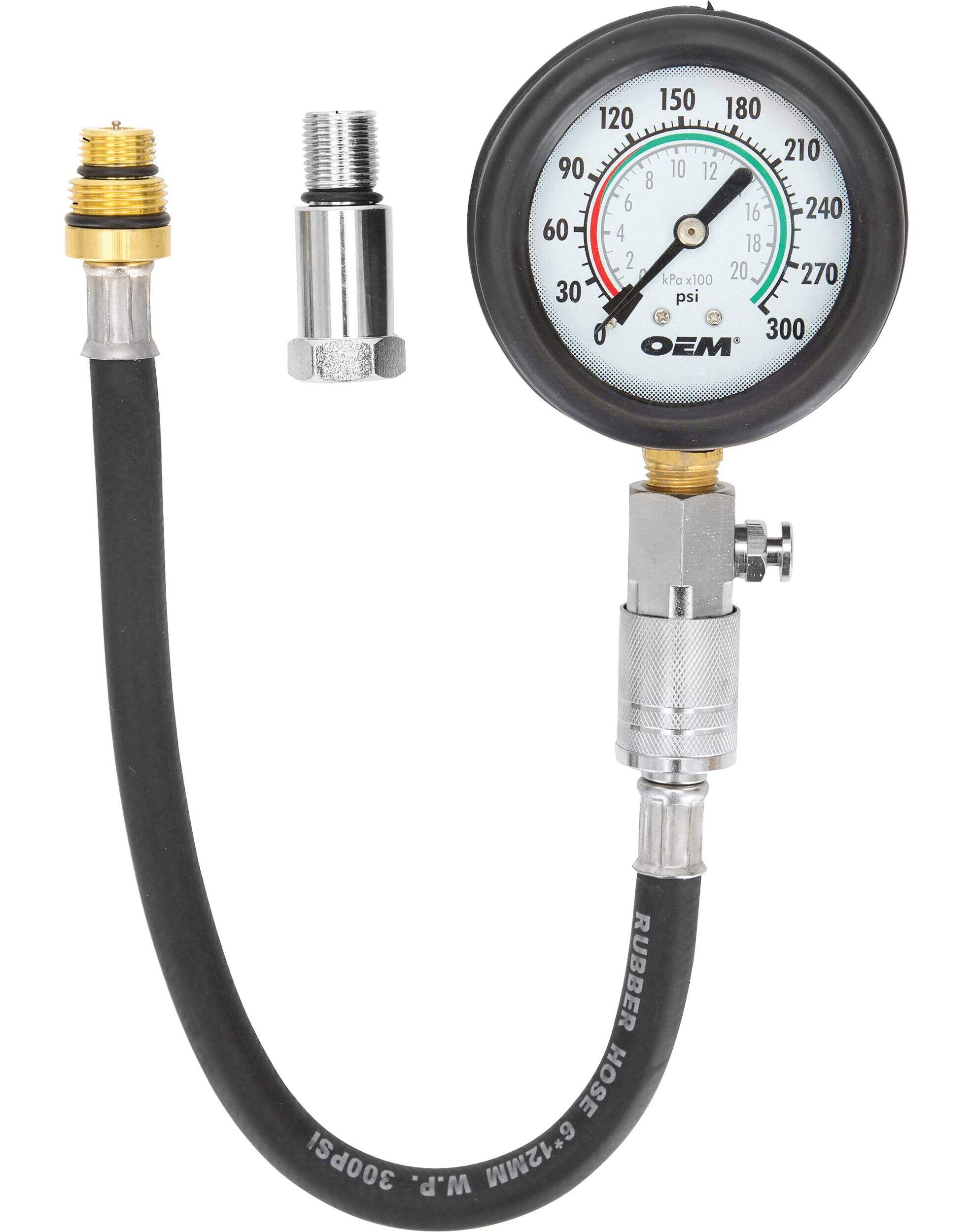 OEMTOOLS® Compression Tester Gauge Set, 77501 Front_Flat