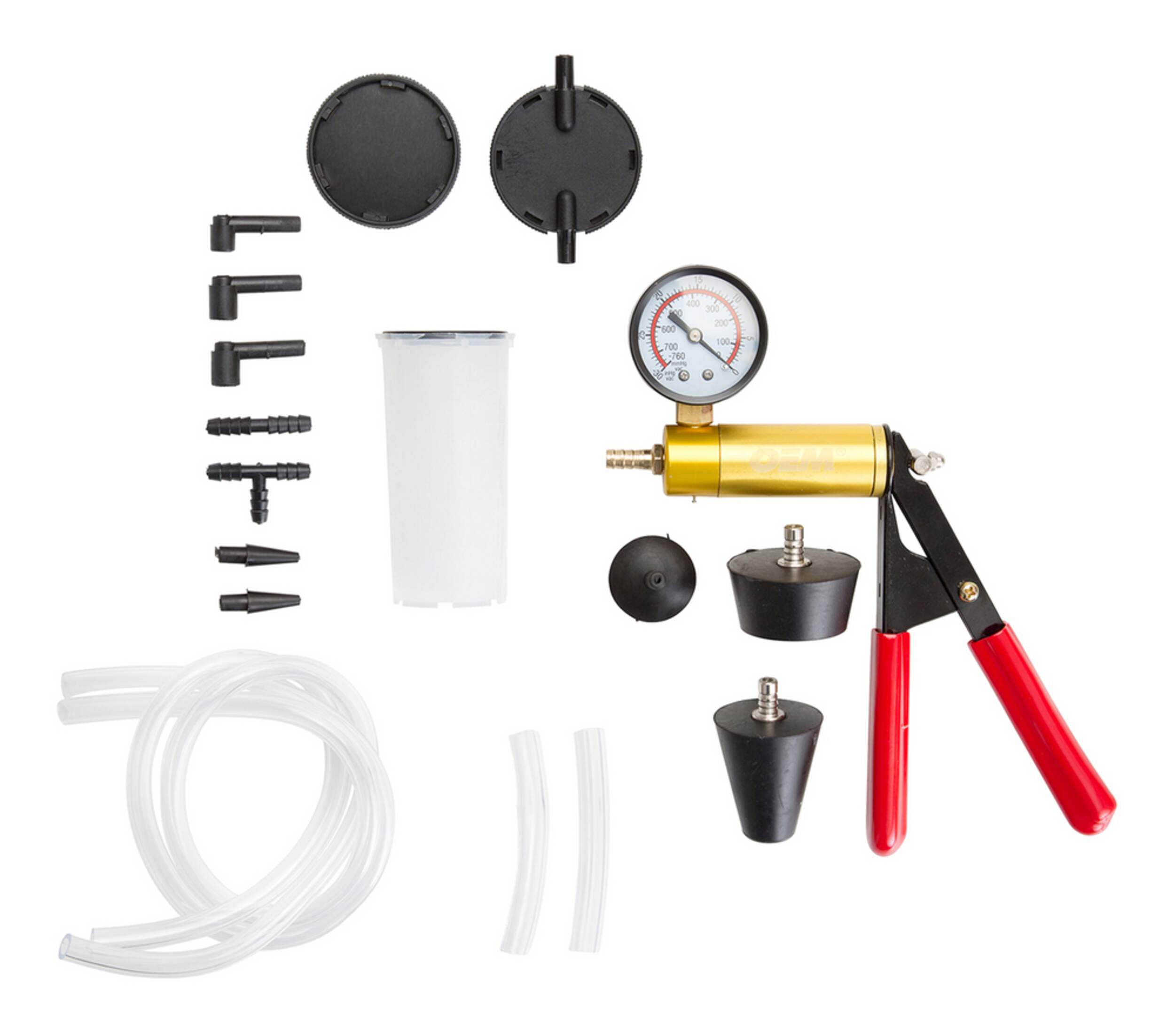 OEMTOOLS® Brake Bleeder, Steering Pump Bleeder & Vacuum Pump Test Kit