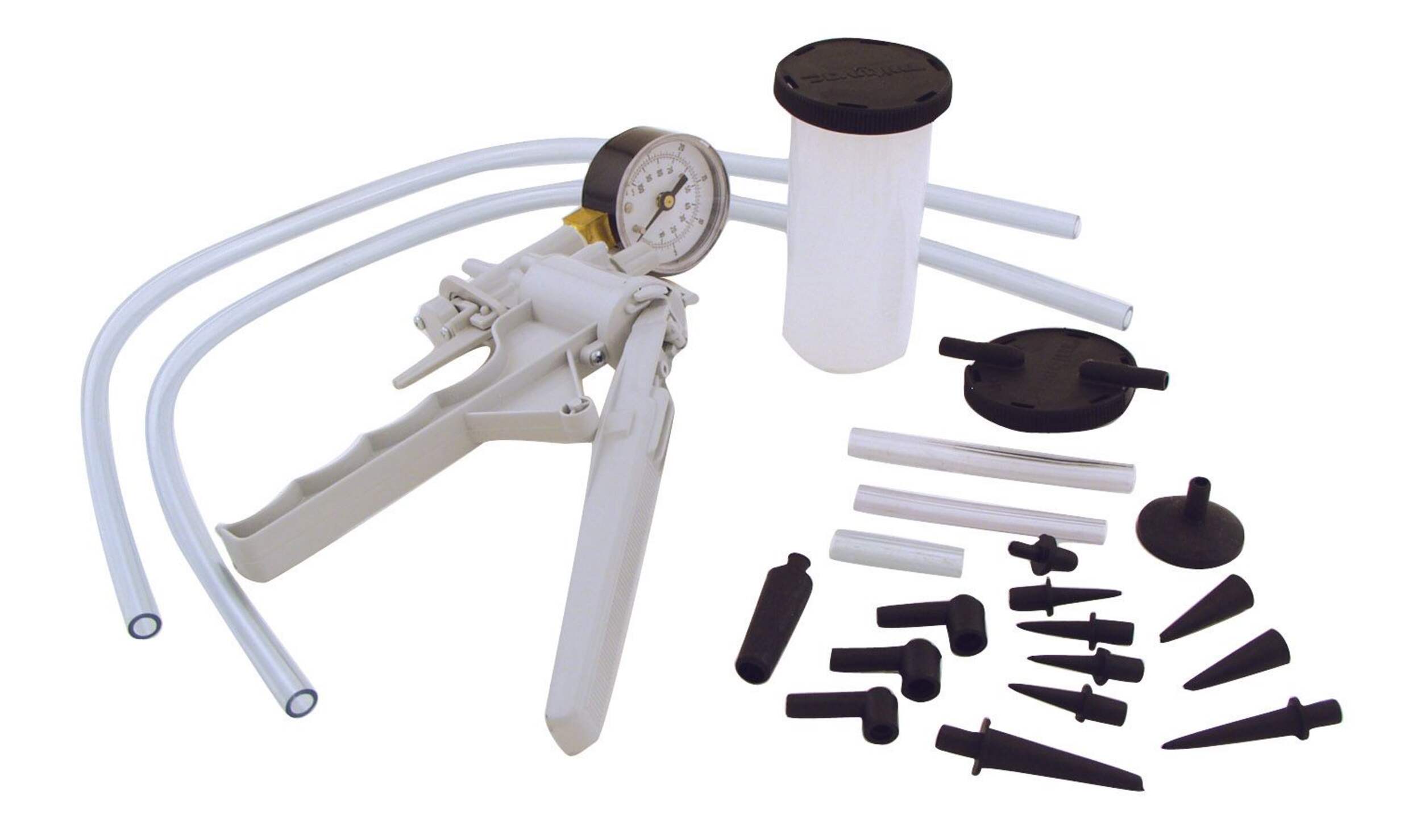 OEMTOOLS® Automotive Tune-Up & Brake Bleed Kit with Vacuum Pump & Adapters, 44136 Composite_or_Mixed