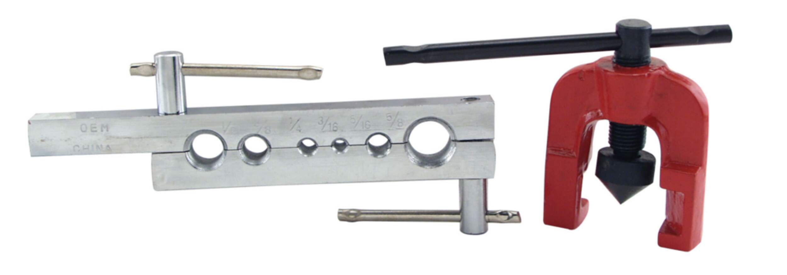 OEMTOOLS® Single Flaring Tool Set for Automotive Break Line used to create 45-degreee flares, 44359 Composite_or_Mixed