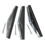 Pierres de rechange OEMTOOLS, grain moyen, 4 po, paq. 3, 4441M Composite_or_Mixed