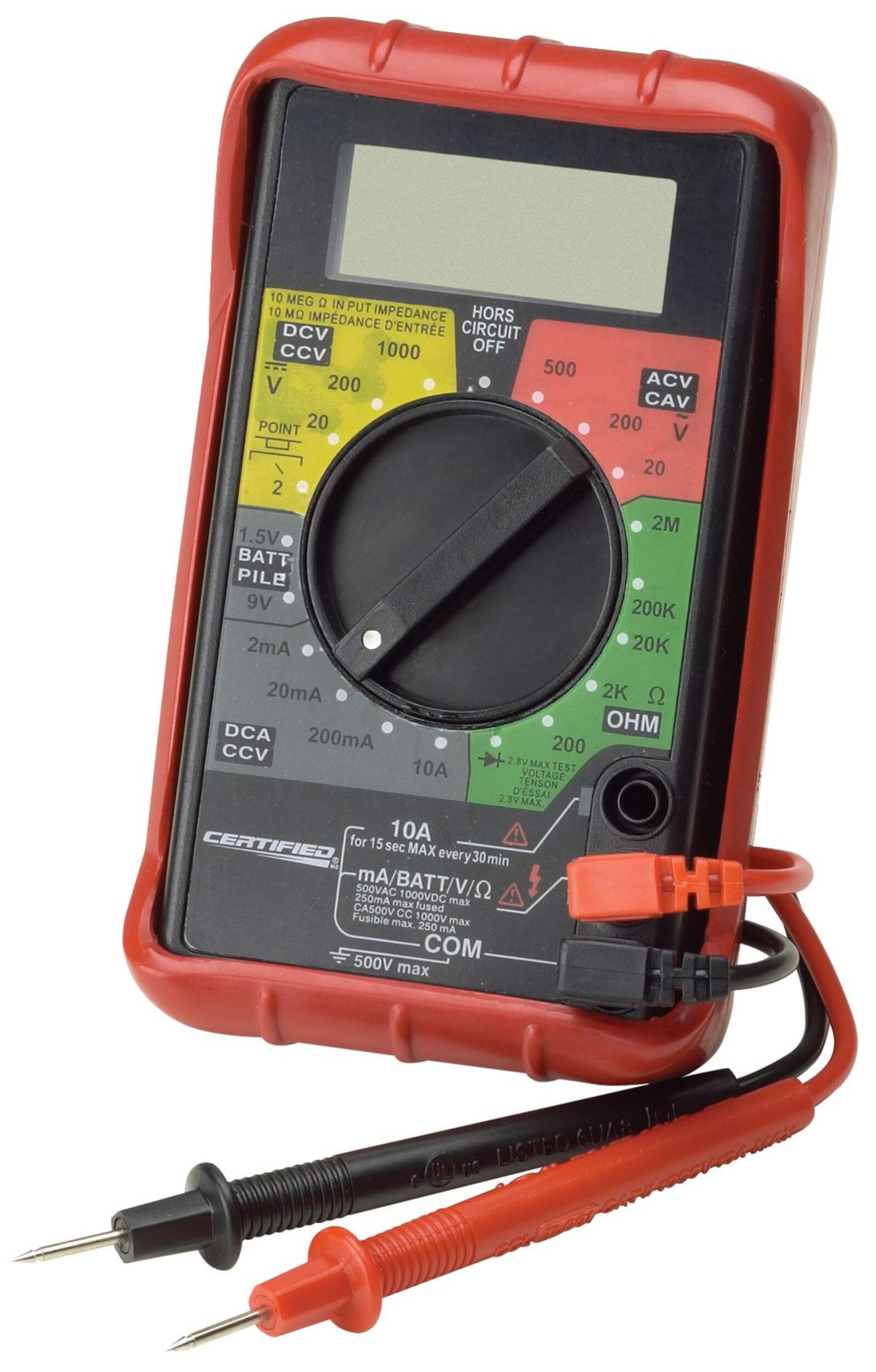 Digital Multimeter Front_Angled_Left