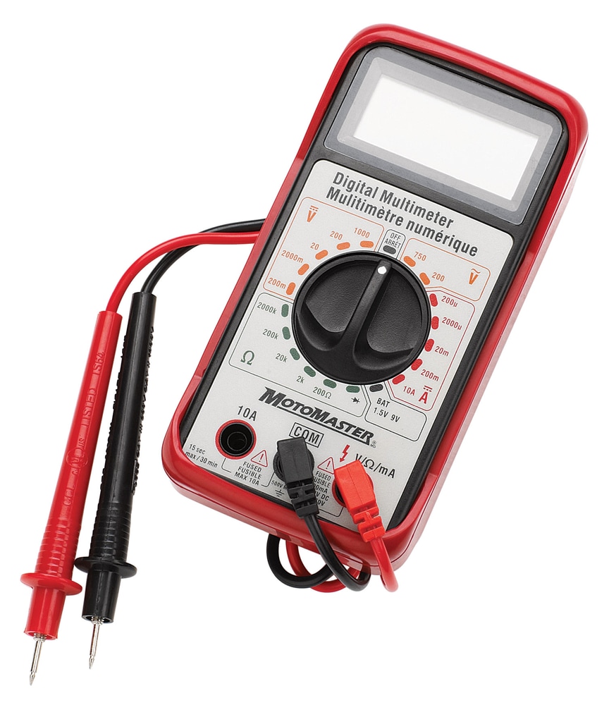 MotoMaster Digital Multimeter Canadian Tire