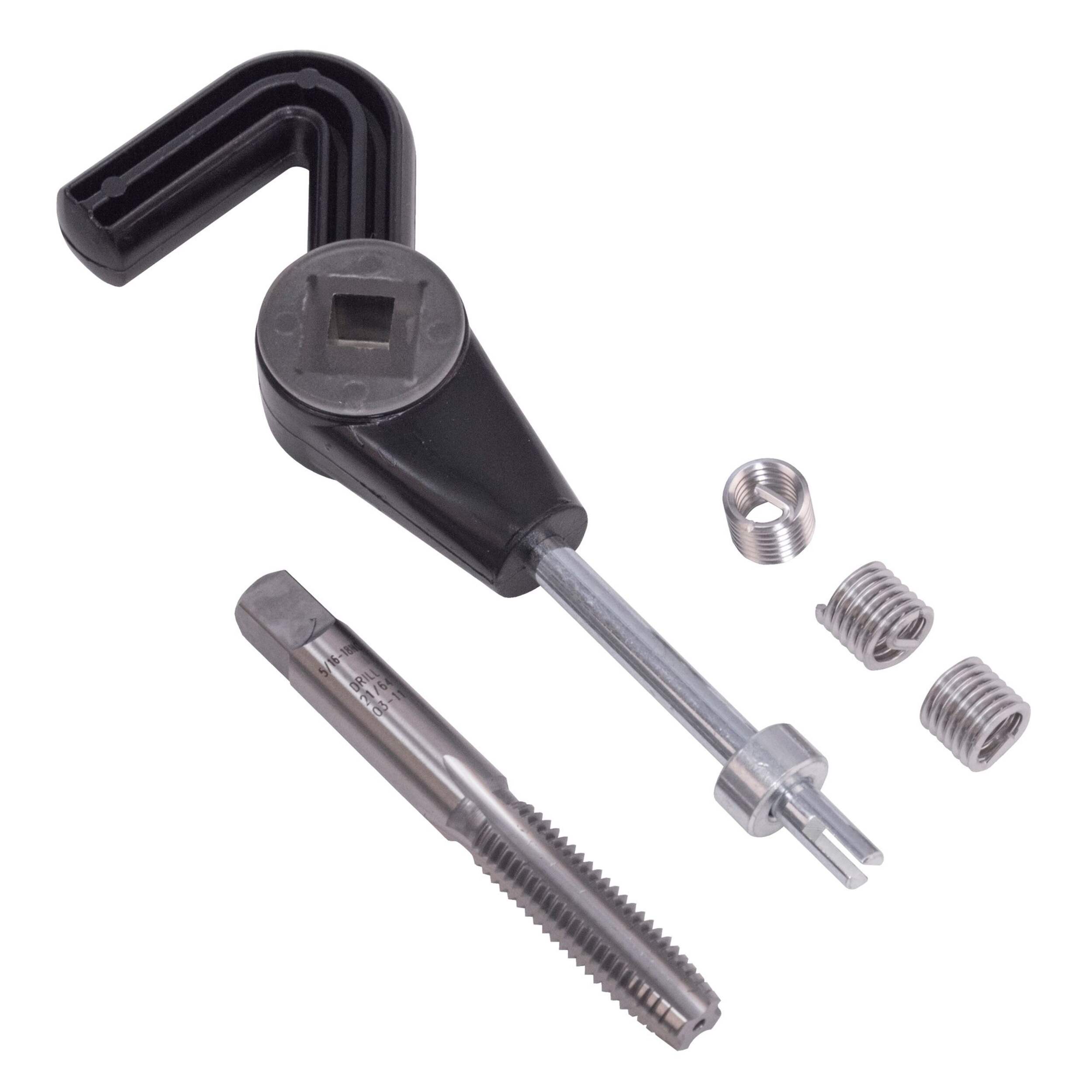 OEMTOOLS® Thread Repair Kit with Stainless Steel Inserts, UNC 5/16-in-18, 44604 Composite_or_Mixed