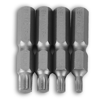 OEMTOOLS® Triple Square Bit Set - Metric, 4-pc, Assorted Sizes, 44015