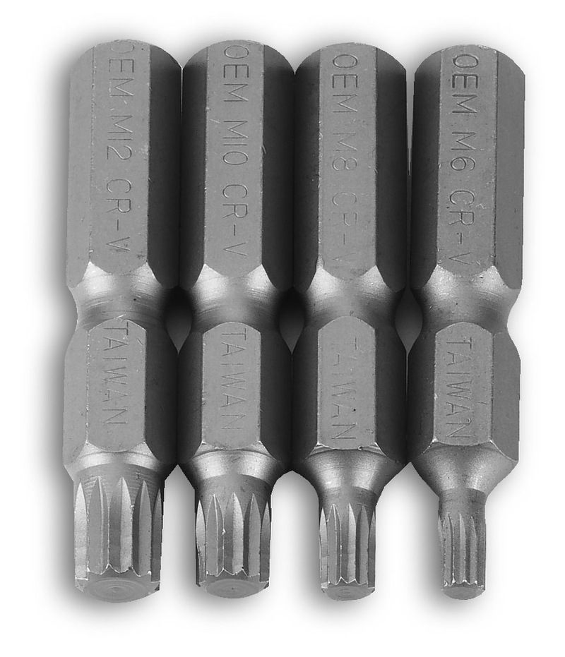OEMTOOLS® Triple Square Bit Set Metric, 4pc Canadian Tire