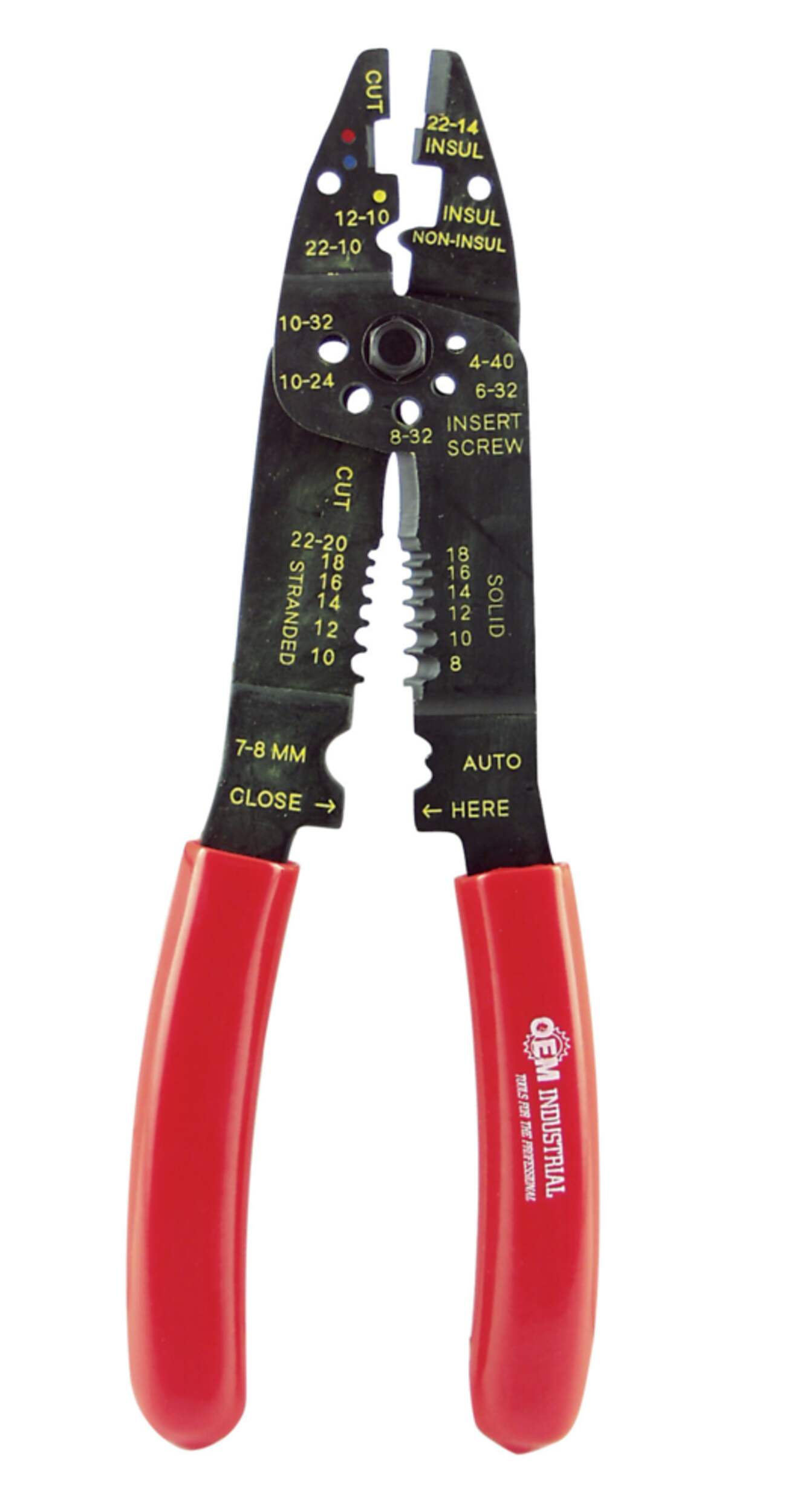 OEMTOOLS® Wire Stripper, 8 1/4-in, 44193 Overhead_Flat