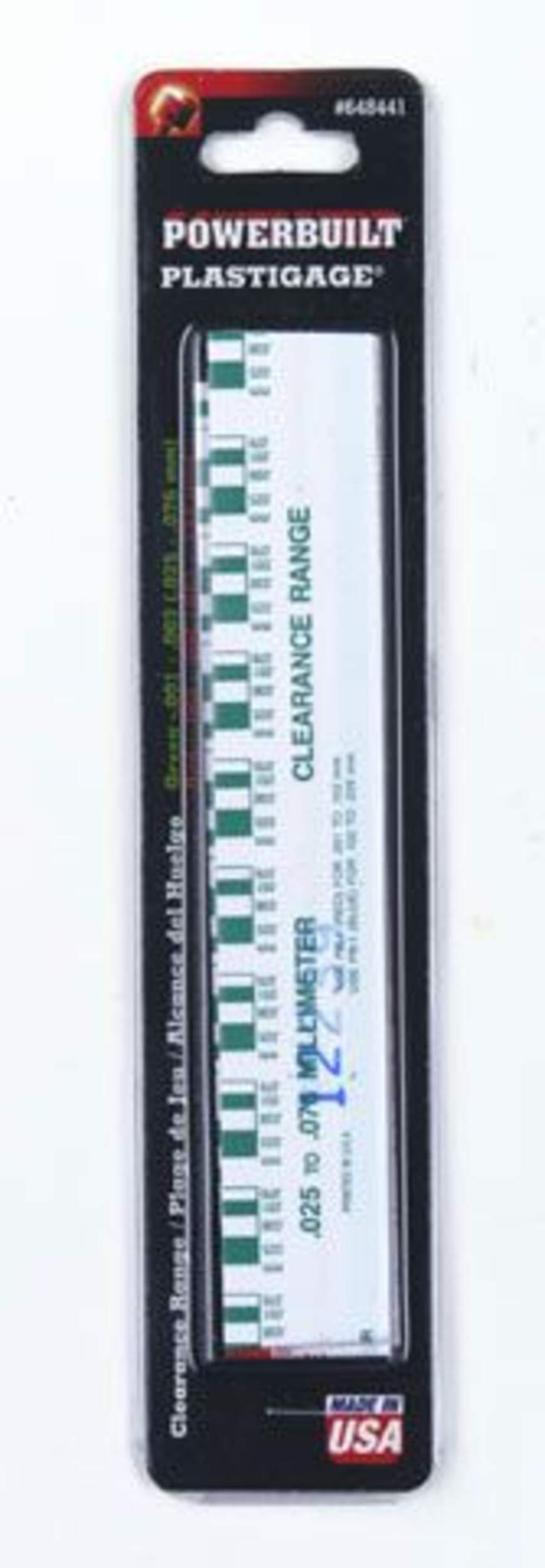 Jauge en plastique Powerbuilt Front_Flat