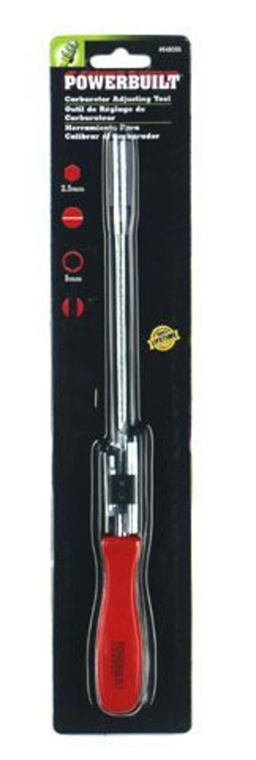 Outil de réglage de carburateur Front_Flat