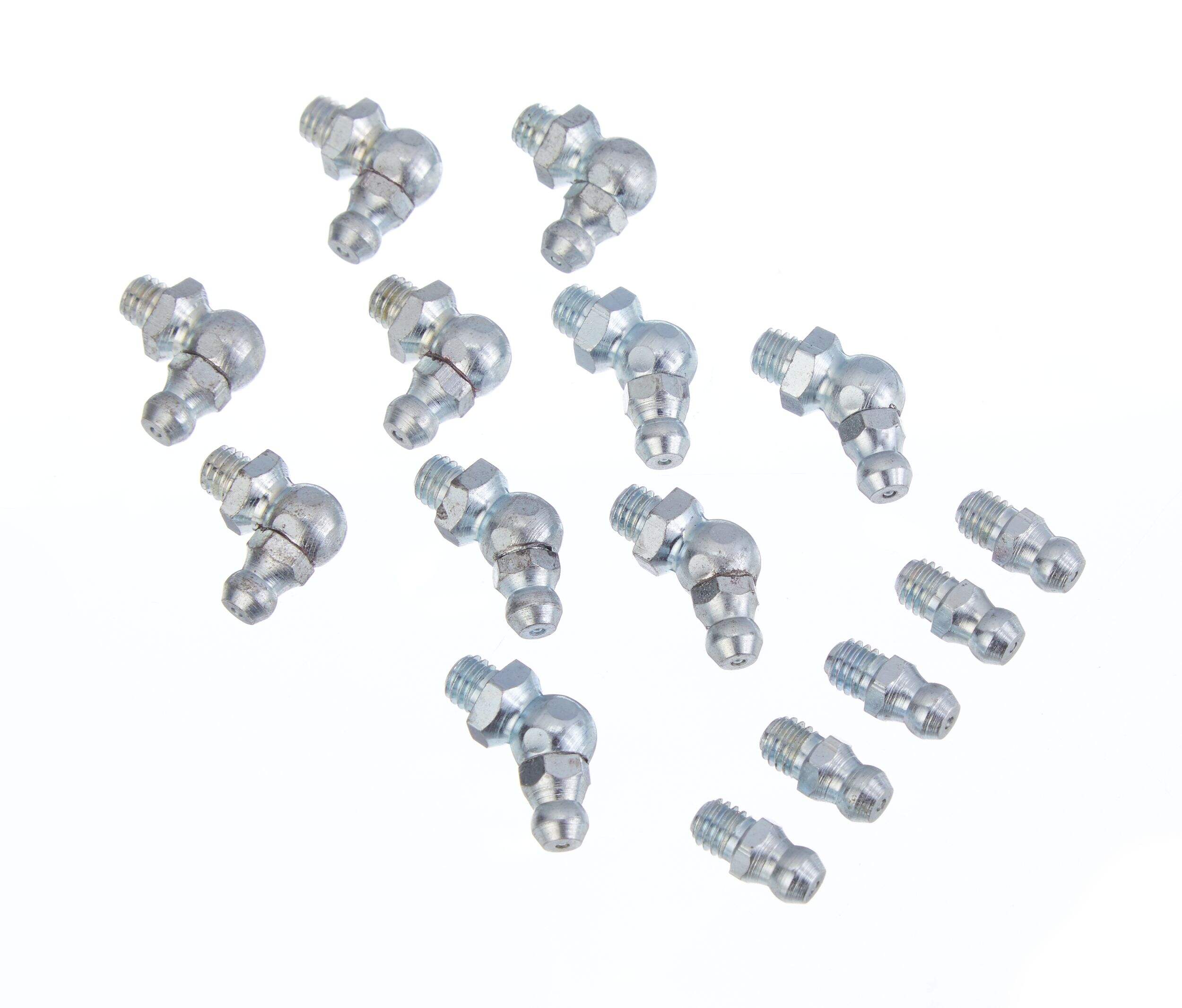 MotoMaster Straight, 45, & 90-Degree SAE Fitting Kit, 15-pc, 6-mm Overhead_Plunge
