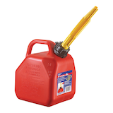 Scepter Jerry Gas Can, HDPE, Easy-To-Pour, 5L Front_Angled_Right
