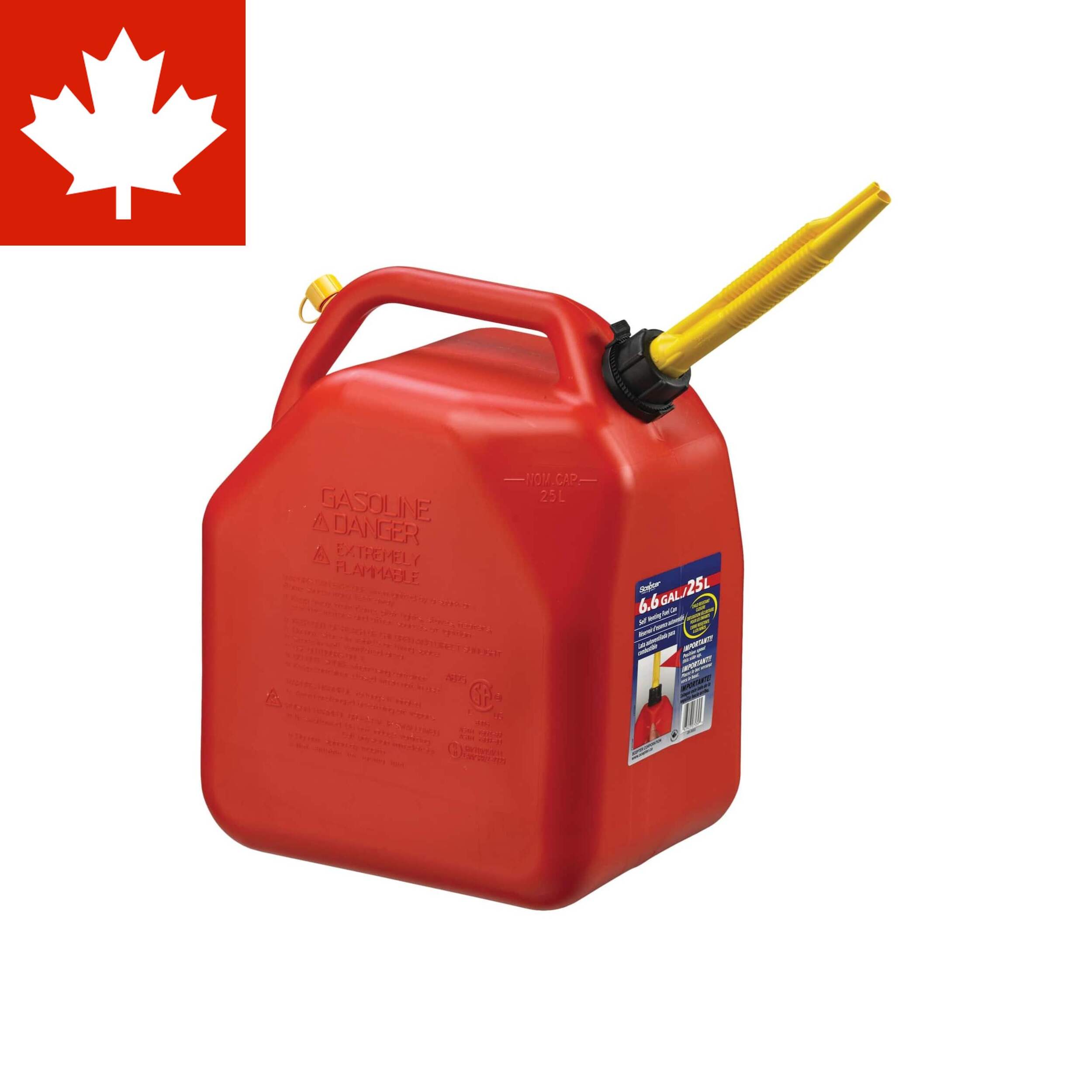 Bidon d'essence Scepter, 25 L Front_Angled_Right