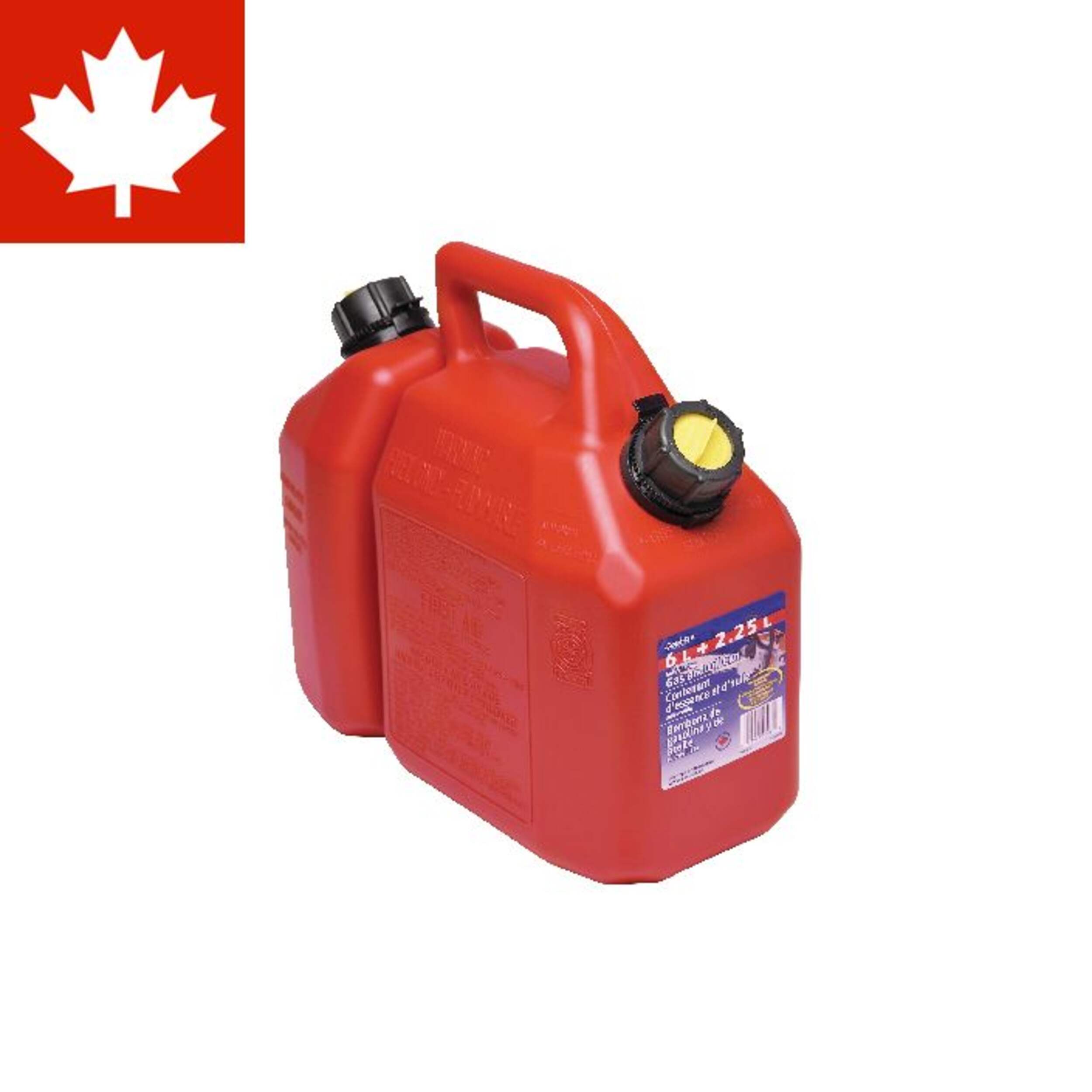 Scepter 2-in-1 Oil and Gas Can Combo, 2.25/6-L Front_Angled_Right