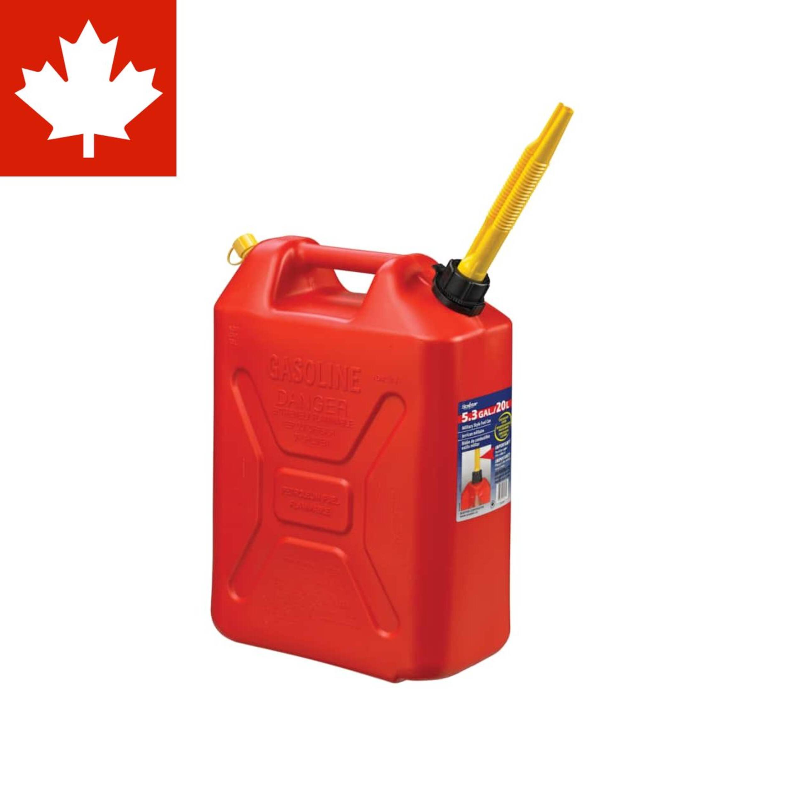 Scepter 4WD Vented Gas Can, 20-L Front_Angled_Right