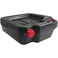 Flo Tool Super Duty Drain Container with Integrated Handle, 15-L, (42003MI) Front_Angled_Right