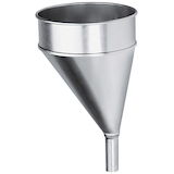Lumax Galvanized Offset Funnel, 6-qt Front_Elevated
