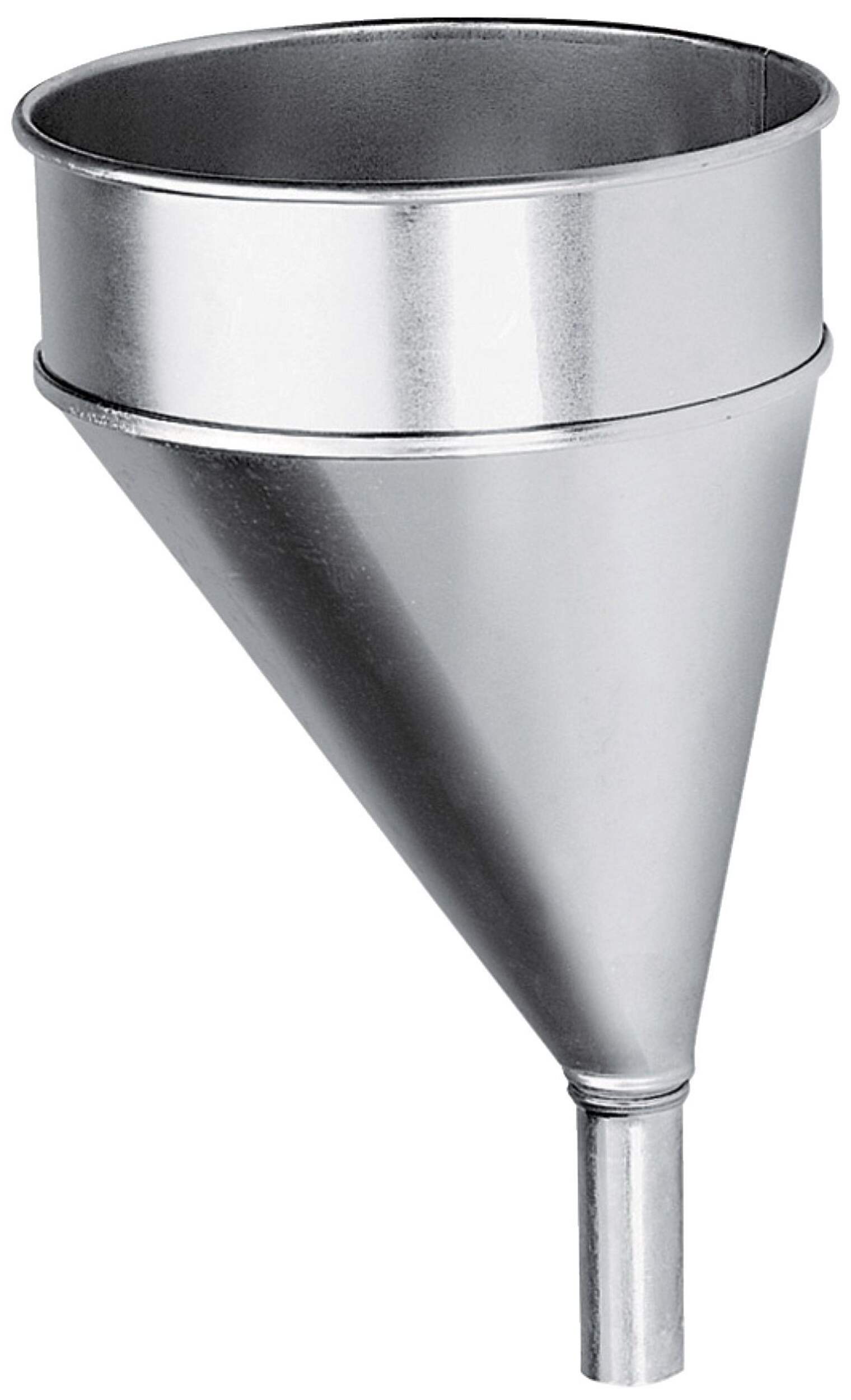 Lumax Galvanized Offset Funnel, 6-qt Front_Elevated