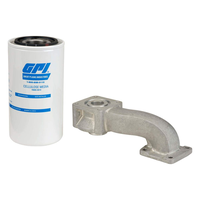GPI 25 GPM, 10 MIC Fuel Filter Adapter Kit with Quick-Fit Composite_or_Mixed