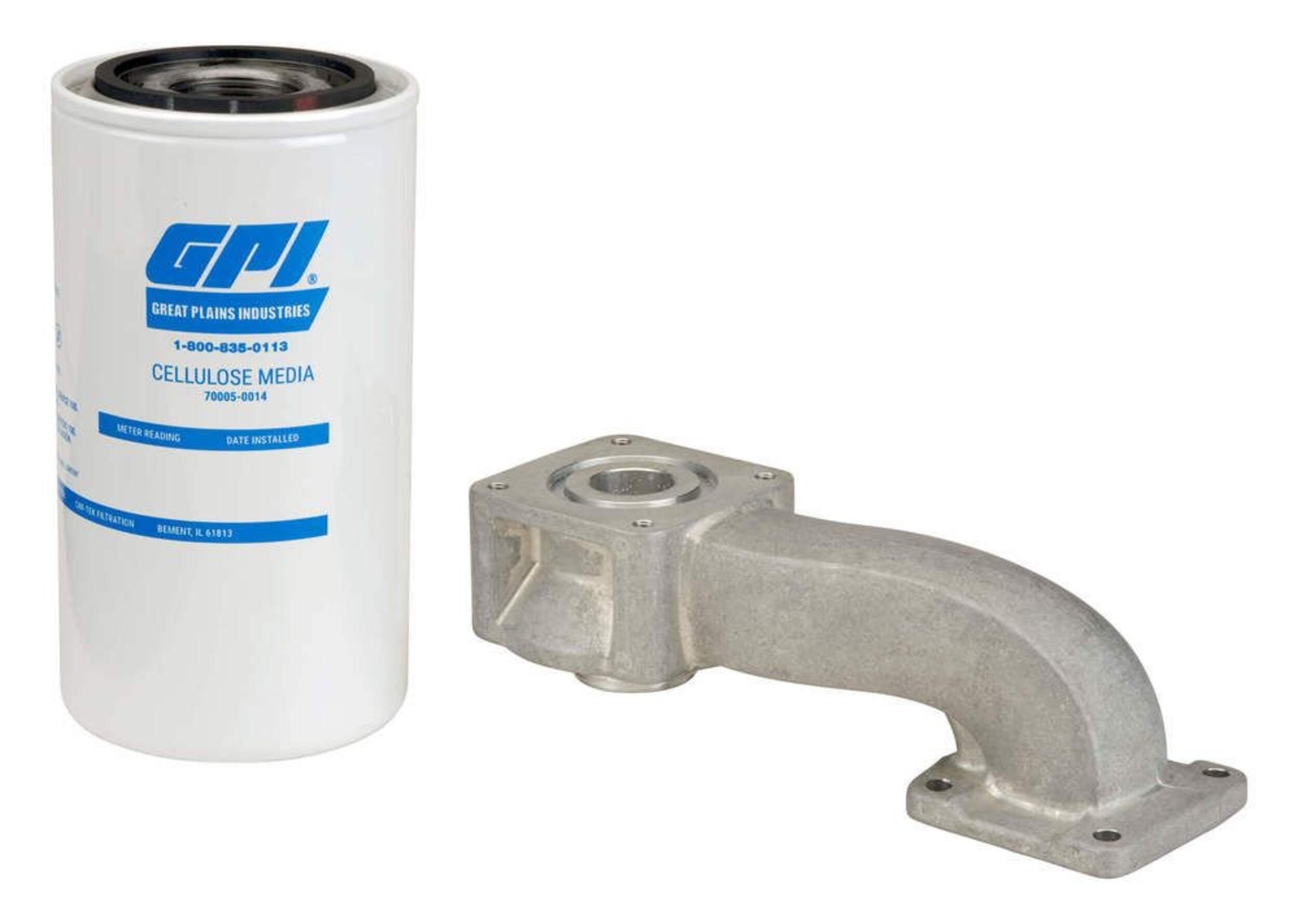 GPI 25 GPM, 10 MIC Fuel Filter Adapter Kit with Quick-Fit Composite_or_Mixed