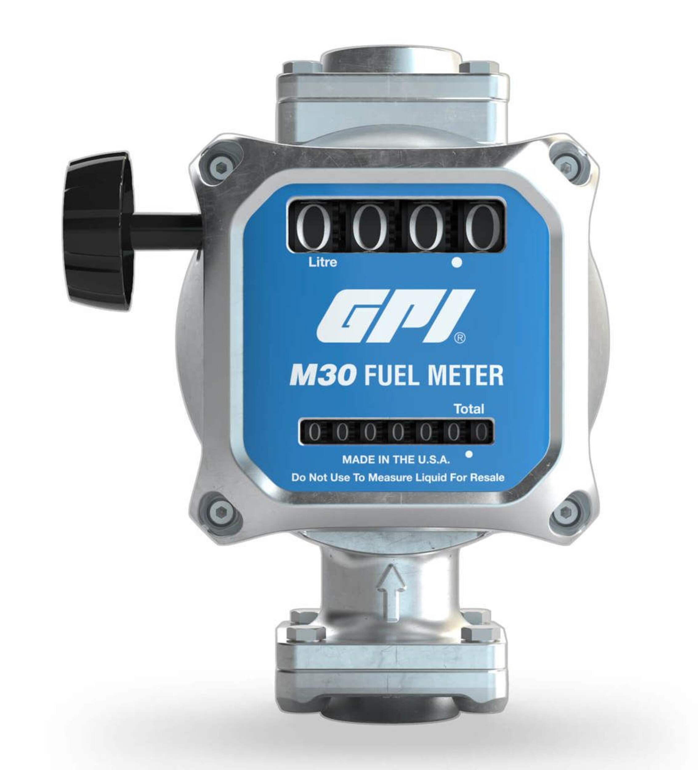 GPI M30 Modular Mechanical Fuel Meter, 5-30 GPM Tank-Mount Front_Flat