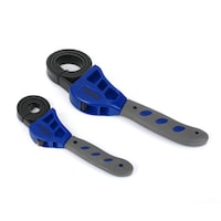 Certified Universal Strap Wrench, 2-pk, Assorted Sizes Front_Three_Fourths_Angled_Right