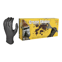 Grease Monkey Standard-Duty 8-mil Puncture-Resistant Nitrile Gloves, Powder-Free, Assorted Sizes, 50-pk (5555PF) Composite_or_Mixed