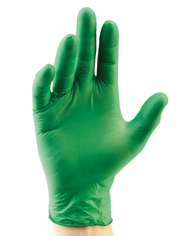 Green Monkey Biodegradable 4mil Disposable Nitrile Gloves PowderFree