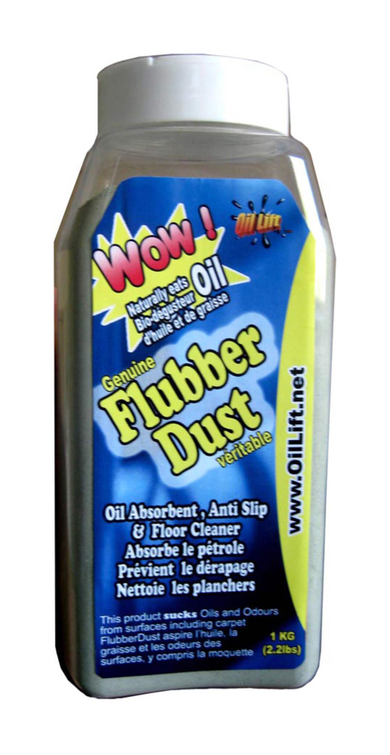 Oil Lift Genuine Flubber Dust Oil Absorbent, Anti-Slip & Floor Cleaner, 1-kg Front_Angled_Right