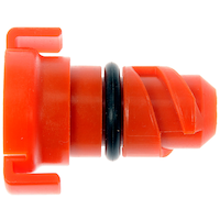 Dorman 097-826CD Plastic Engine Oil Drain Plug with Gasket Side_Left