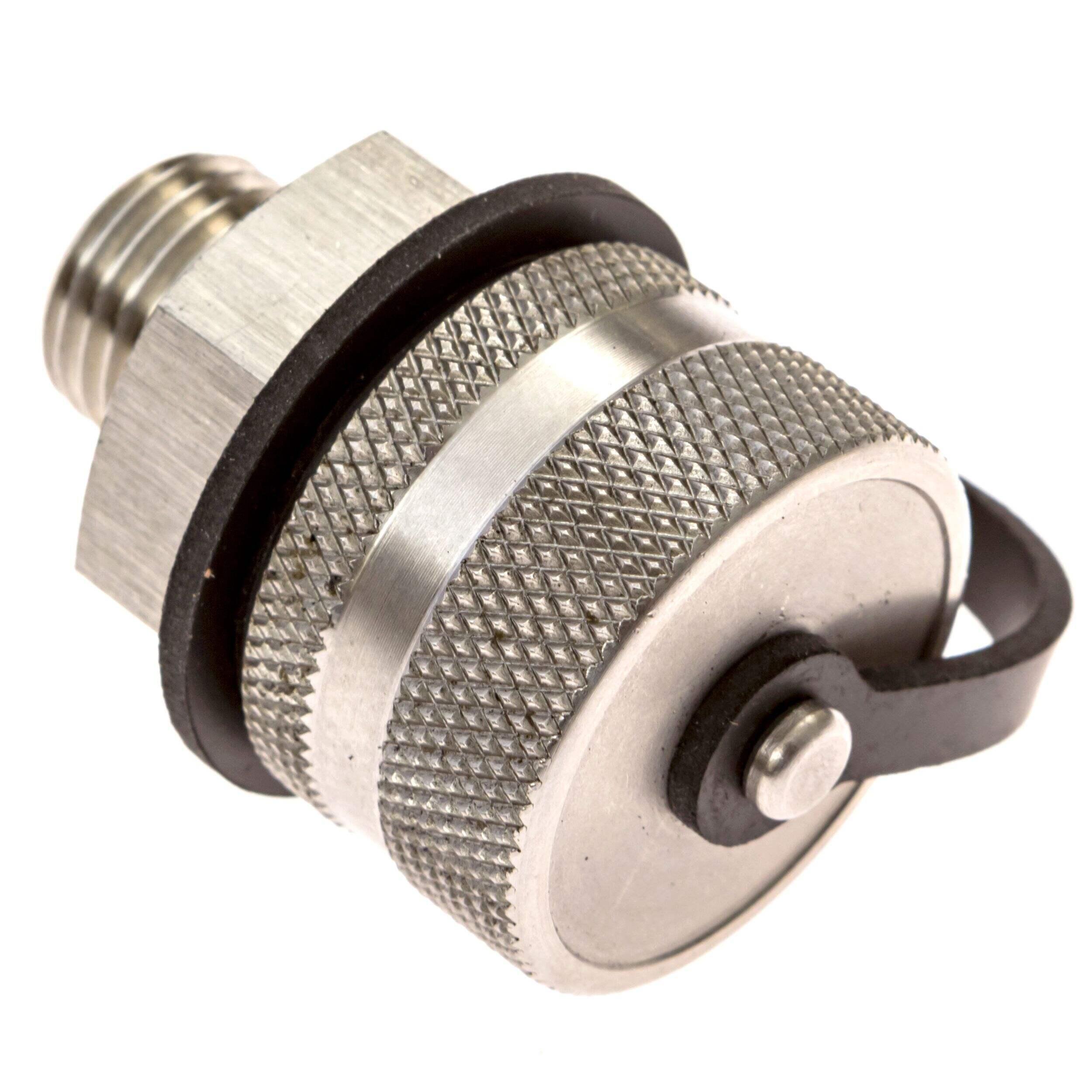 ValvoMax Quick Twist Oil Drain System, M12-1.75 Overhead_Plunge