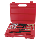 OEMTOOLS® Thread Restoring File, Tap & Die Kit Front_Angled_Left