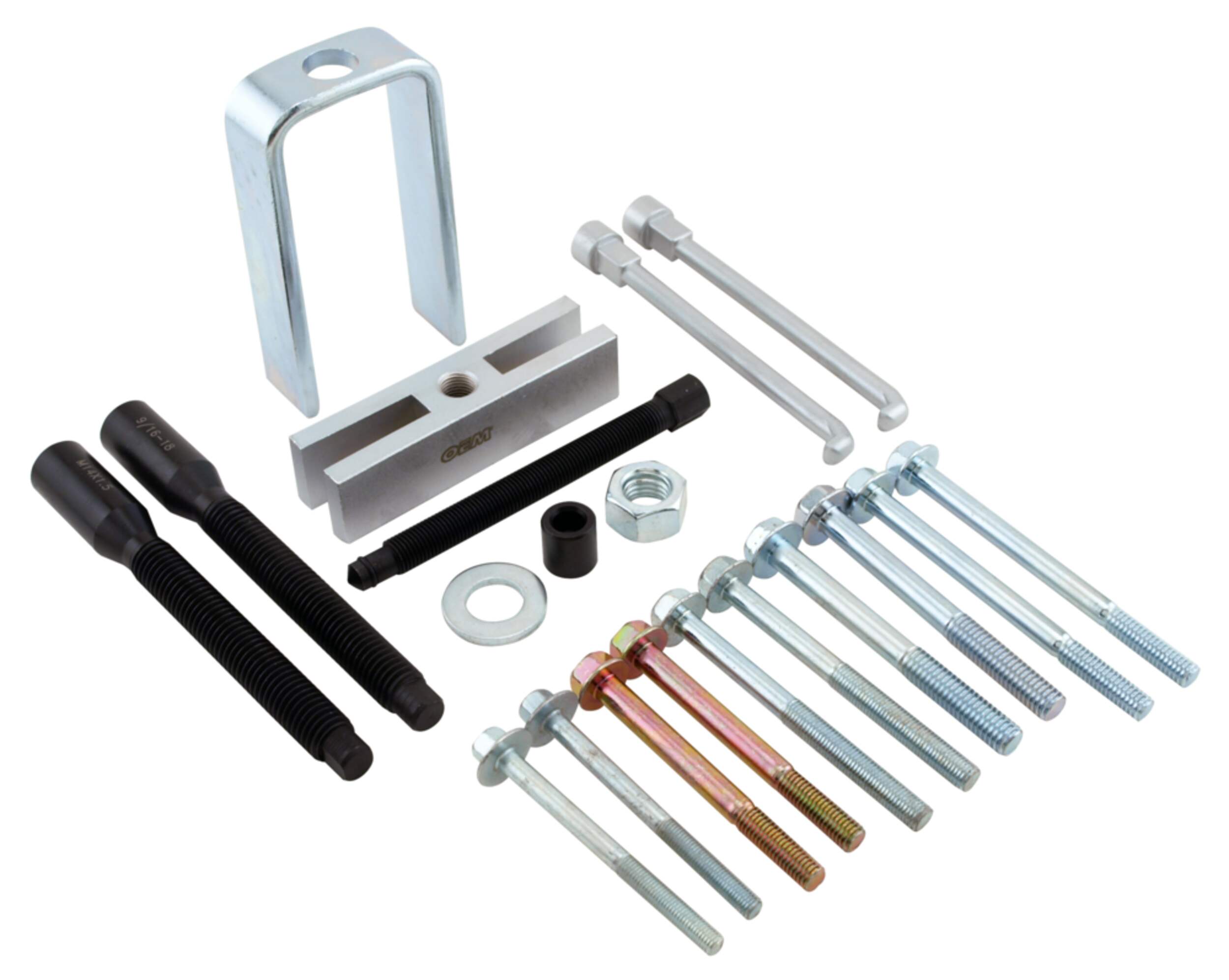 OEMTOOLS® Steering Wheel Puller Set, 20-pc, 77182 Front_Angled_Right
