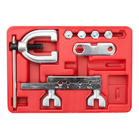 OEMTOOLS® ISO Bubble Flaring Tool Kit for Automotive Break Lines, 7-pc, 77214 Overhead_Plunge
