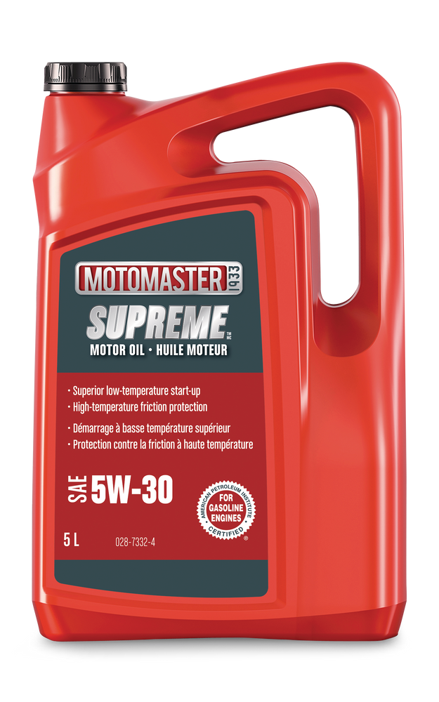 Huile à moteur classique MotoMaster Supreme, viscosités variées, 5 L