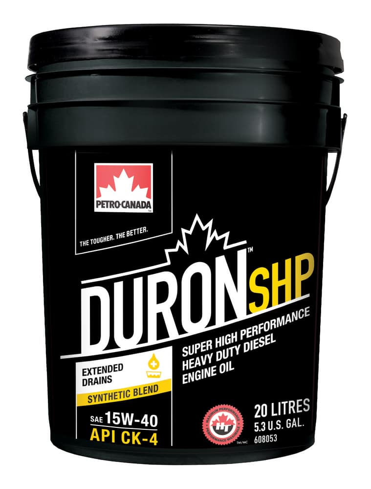 Petro-Canada DURON SHP Super High Performance CK-4 15W40 Heavy-Duty  Synthetic-Blend Diesel Engine/Motor Oil, 20-L