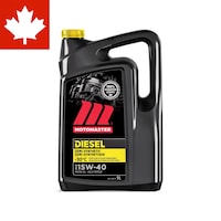 MotoMaster 15W40 Synthetic-Blend Diesel Engine/Motor Oil, Assorted Size Front_Flat