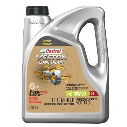 Castrol Vecton Long Drain CK-4 10W30 Synthetic-Blend Diesel