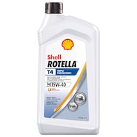 Shell Rotella® T4 Triple Protection® 15W40 Heavy-Duty Conventional Diesel Engine/Motor Oil, 946-mL Front_Flat