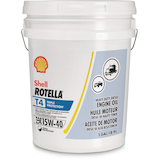 Shell Rotella® T4 Triple Protection® 15W40 Heavy-Duty Conventional Diesel Engine/Motor Oil, 18.9-L Front_Flat
