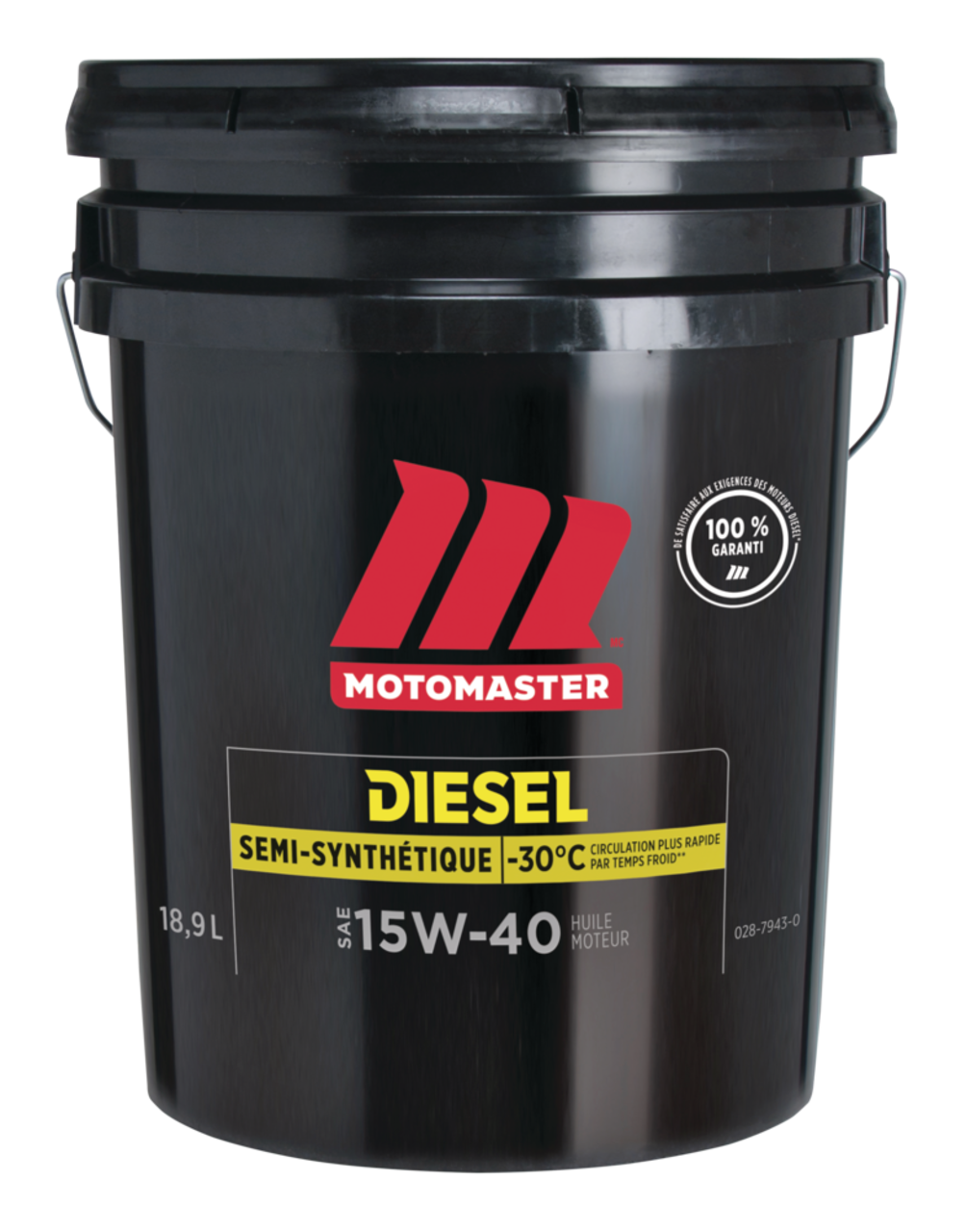 Huile pour moteur diesel classique MotoMaster 15W40, 5 L