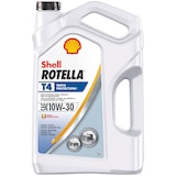 Shell Rotella® T4 10W30 Diesel Engine Oil, 5-L Front_Flat