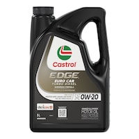 Castrol Edge Euro Turbo Diesel Engine/Motor Oil 0W20, 5-L Front_Flat
