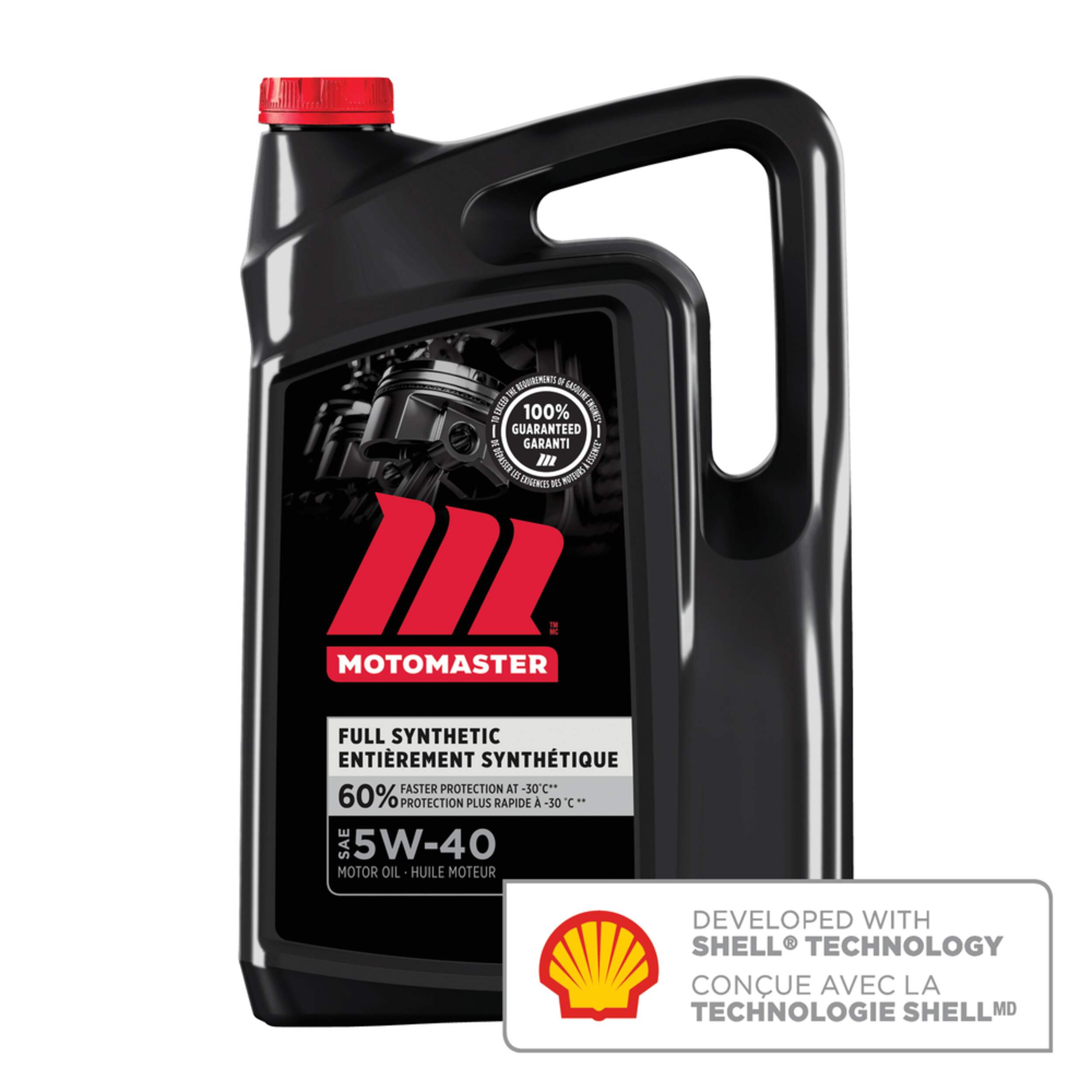 MotoMaster 5W40 Synthetic Engine/Motor Oil, 5-L Front_Flat